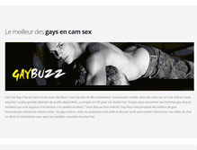 Tablet Screenshot of gaybuzz.fr